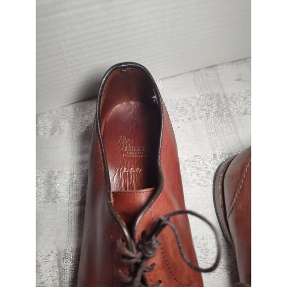 Allen Edmonds LaSalle Brown Leather Lace up Dress Derby‎ Brown Size US Men's 12D - Picture 11 of 16
